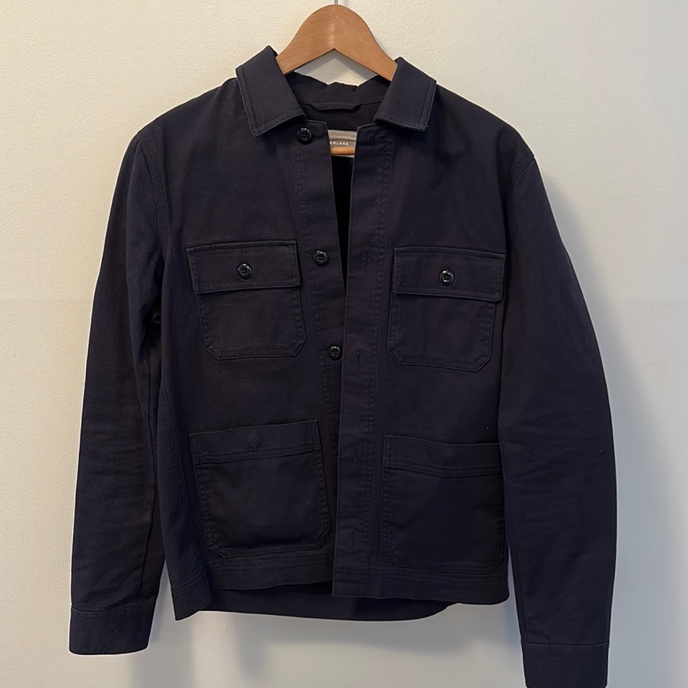 Everlane Men’s XS Navy Button Down Chore Coat / Shirt Jacket